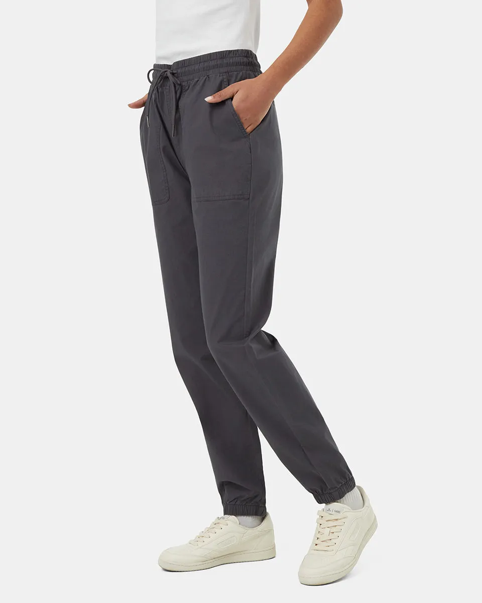Tentree Women's EcoStretch Cotton Mid-Rise Jogger-Graphite