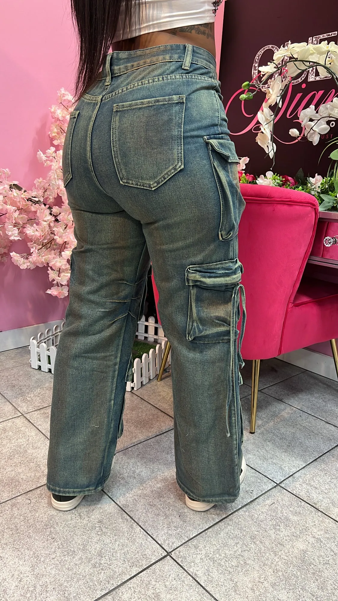 Tinted Cargo Pants