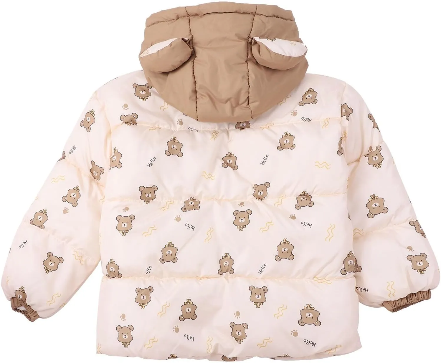 Toddler Baby Girls Boys Medium Weight Puffer Jacket Windproof Waterproof Padded Jacket for Kids Winter Snowsuit