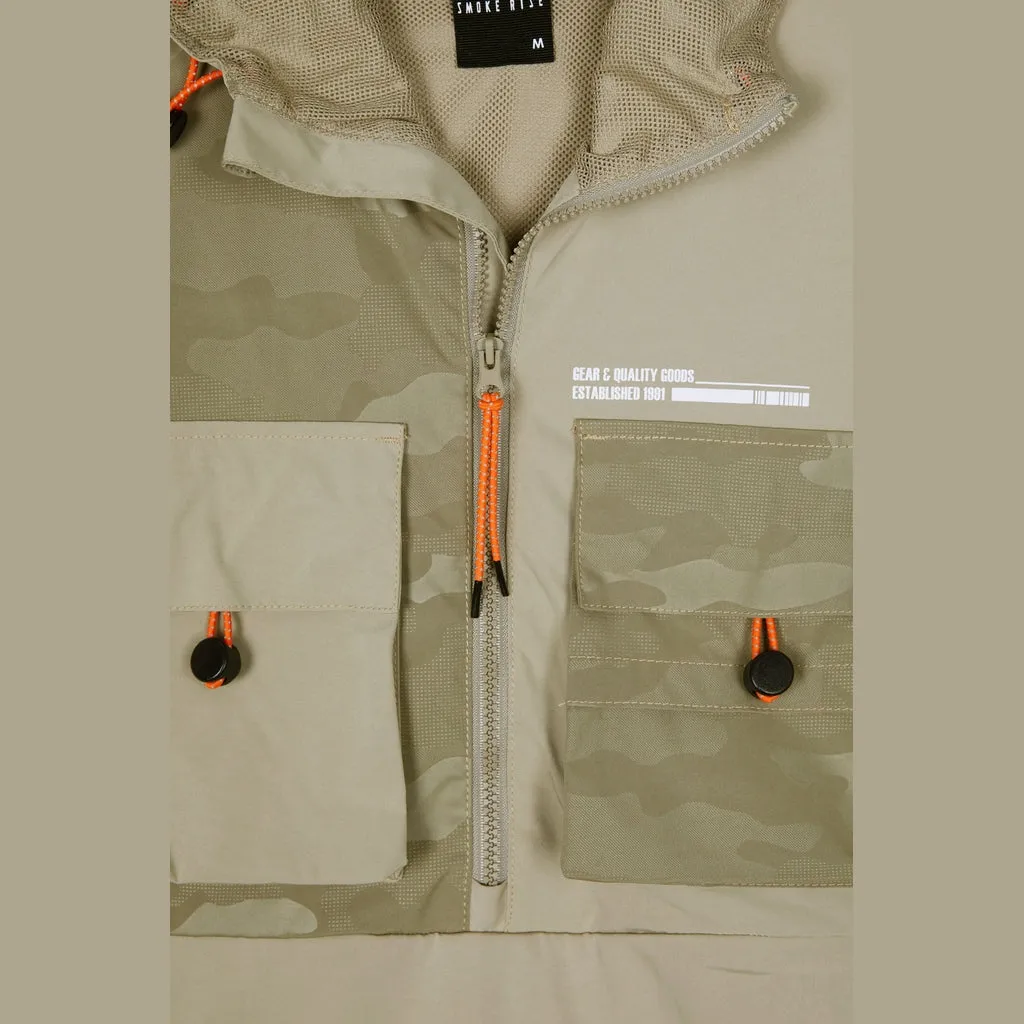 Utility Windbreaker Jacket - Earth
