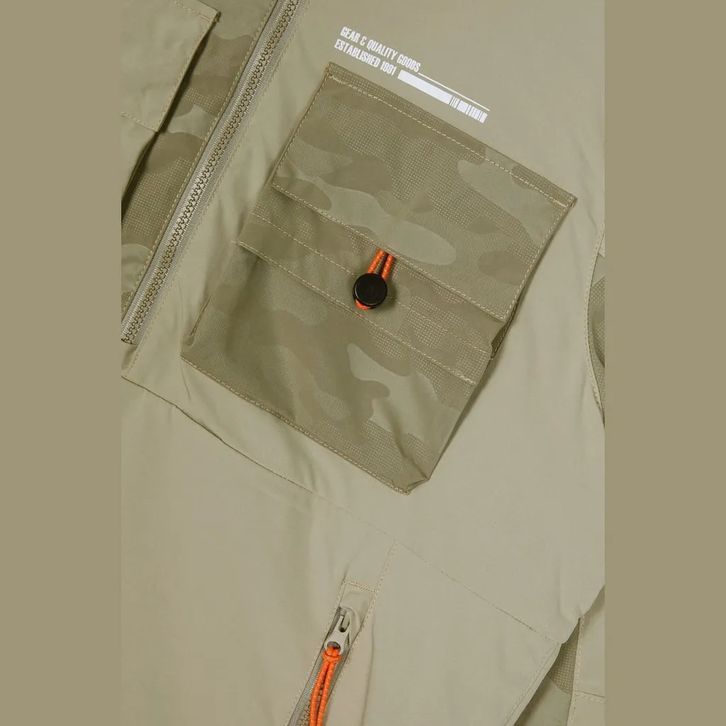 Utility Windbreaker Jacket - Earth