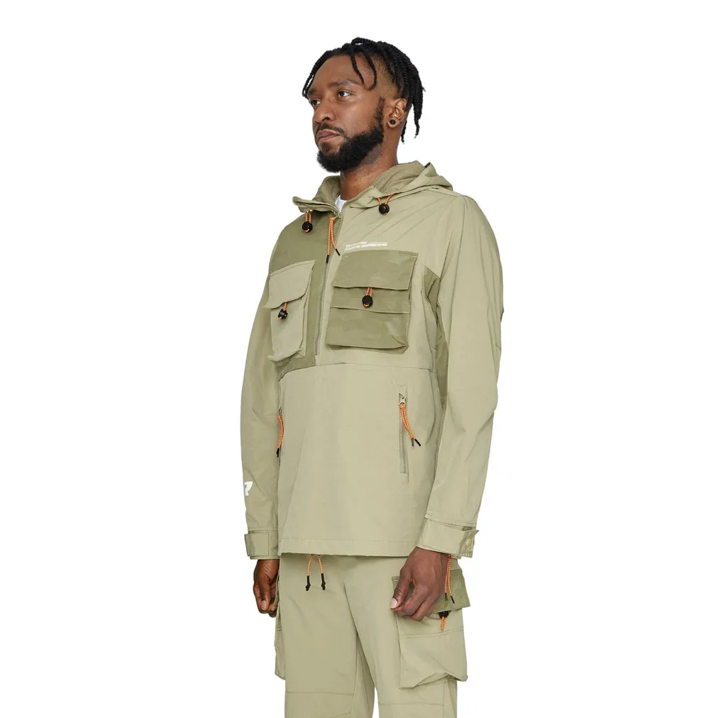 Utility Windbreaker Jacket - Earth
