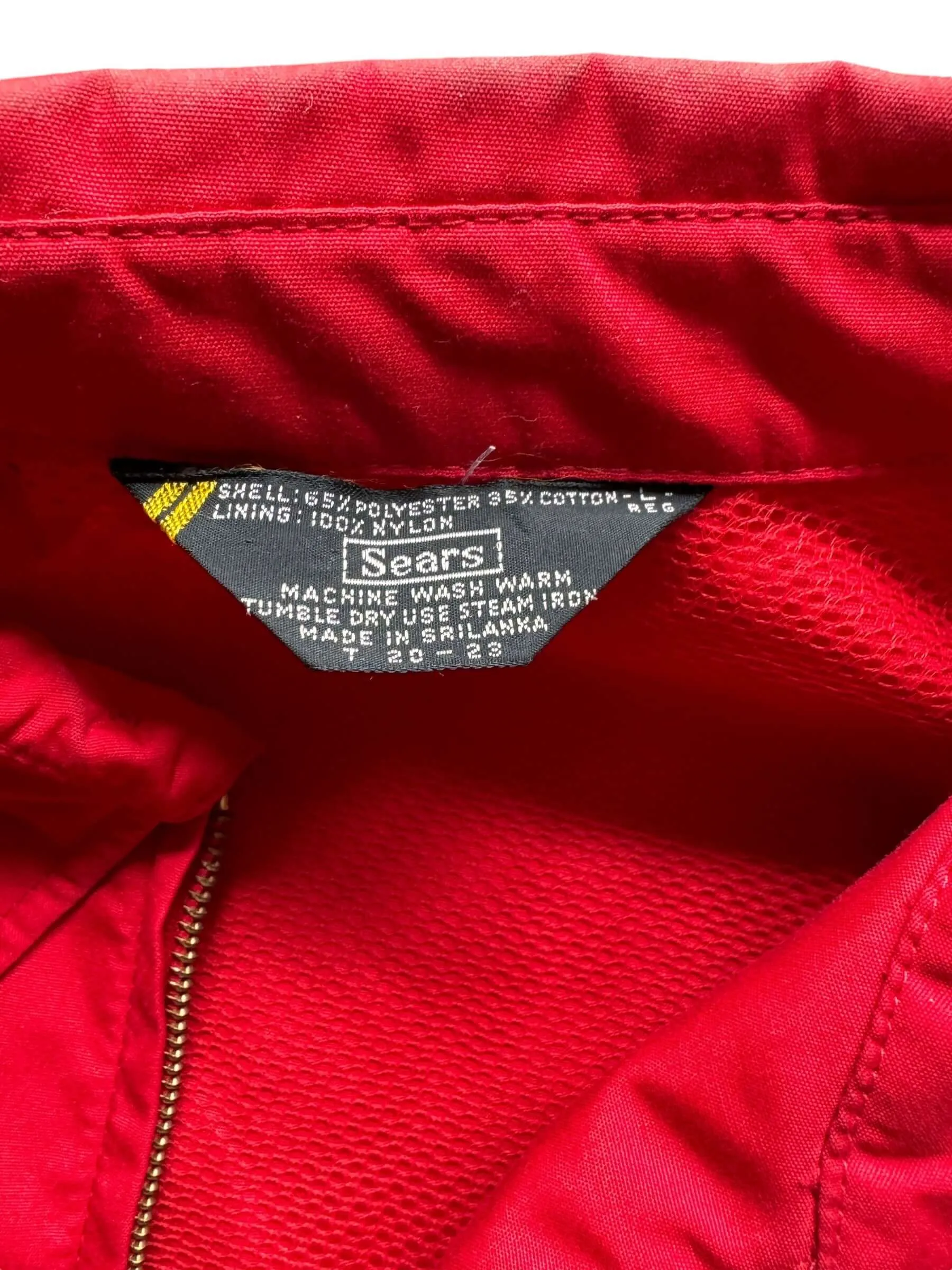 Vintage Red Sears Jacket SZ L