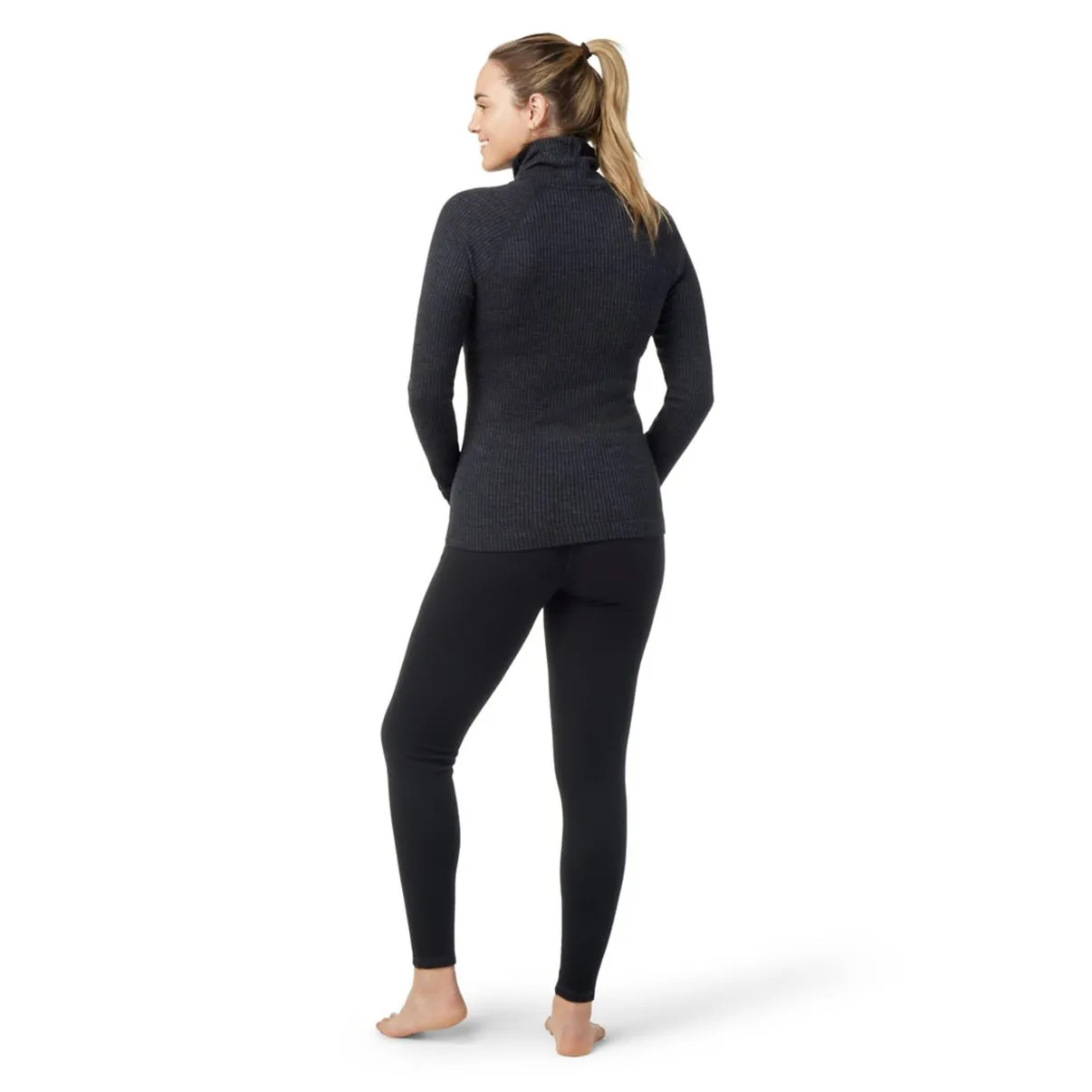 Women's Thermal Merino Rib Turtleneck