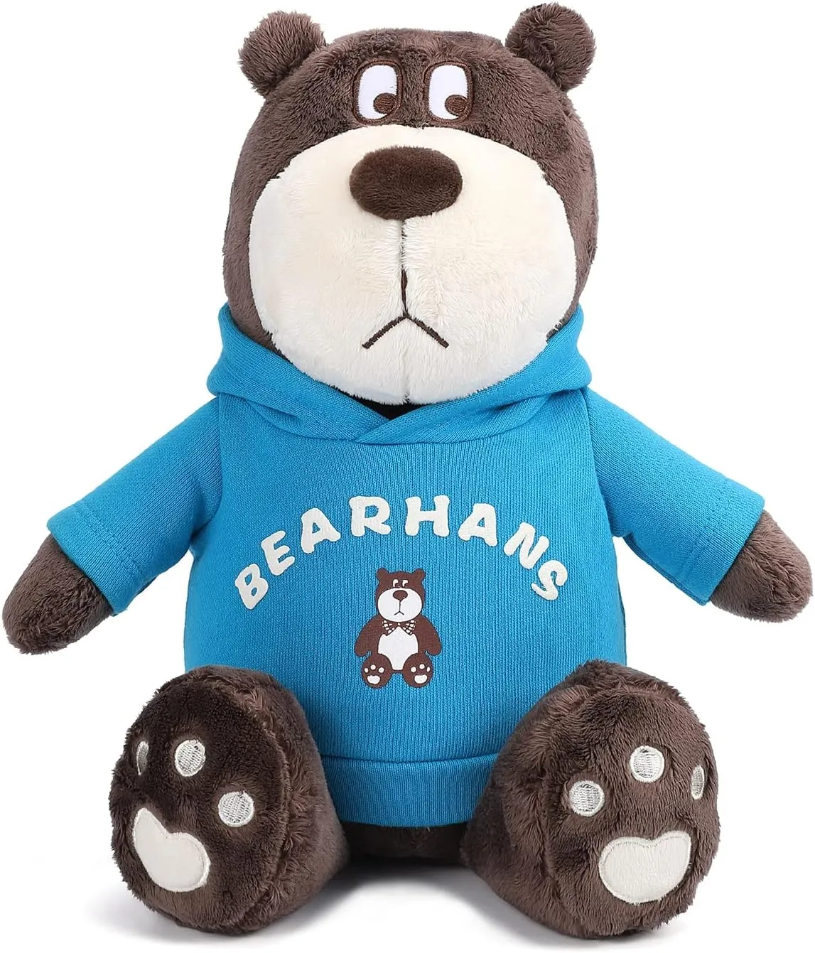 Wpond 10.6" Plush Toy, Super Soft Cuddly Plush Animal Bear Toys with Cute Costum, Birthday Christmas Valentine New Year's Gifts for Boys Girls Ladies deep Blue