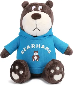 Wpond 10.6" Plush Toy, Super Soft Cuddly Plush Animal Bear Toys with Cute Costum, Birthday Christmas Valentine New Year's Gifts for Boys Girls Ladies deep Blue